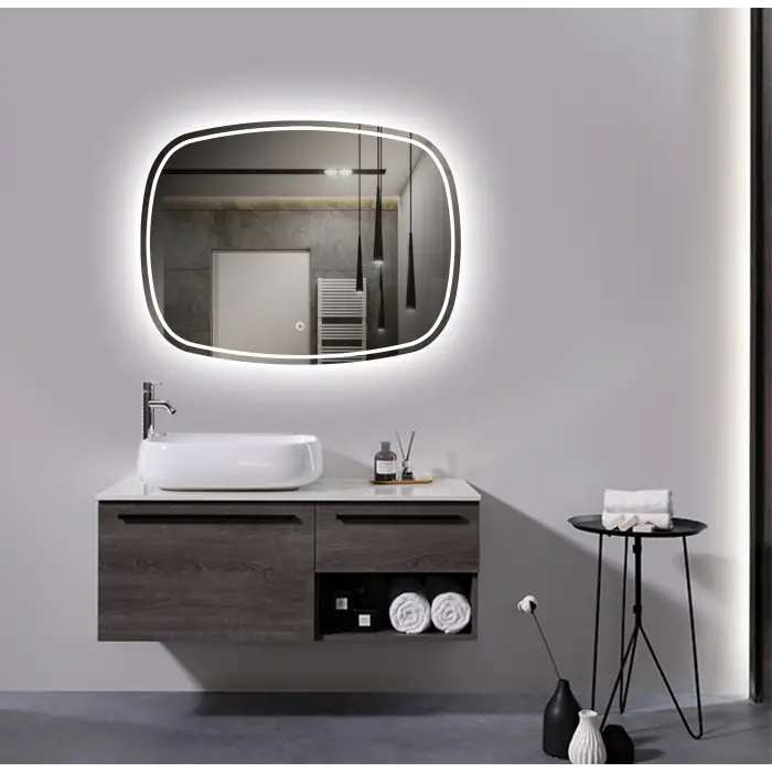 Dokunmatik led ışıklı banyo aynası (DİMMER ÖZELLİKLİ)