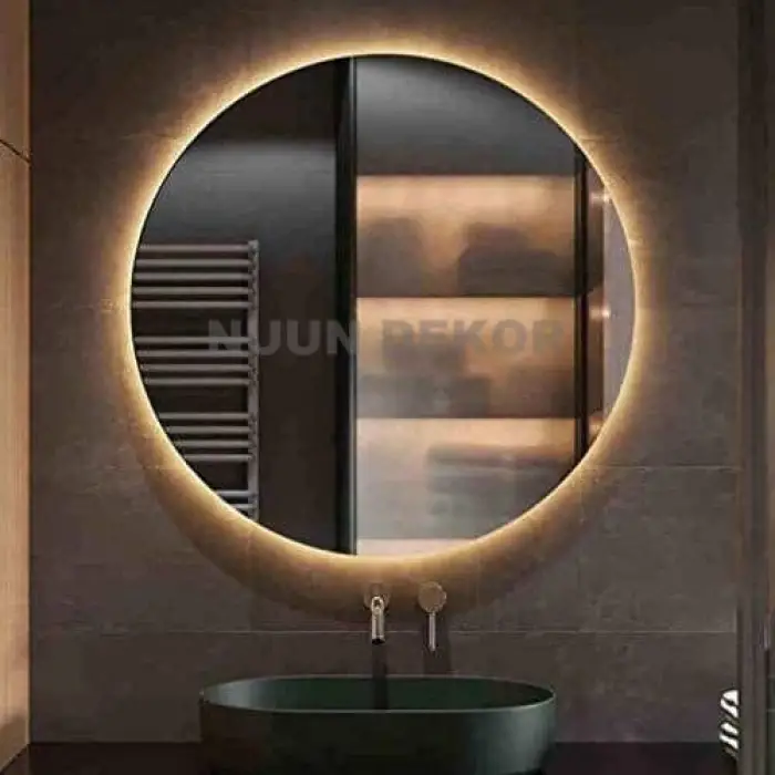LED IŞIKLI YUVARLAK BANYO AYNASI