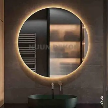 LED IŞIKLI YUVARLAK BANYO AYNASI