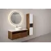 100cm Aurora Banyo Mobilyası Full Set - Viktorya ceviz