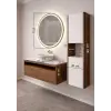 80cm Aurora Banyo Dolabı Full Set - Viktorya Ceviz