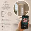 Bluetooth Hoparlörlü Hareket Sensörlü LEDli Ayna – Dimmer Özellikli