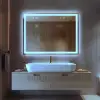 Led ışıklı Dikdörtgen Banyo Aynası