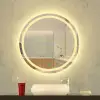 DOKUNMATİK LEDLİ YUVARLAK BANYO AYNASI (DİMMER ÖZELLİKLİ)