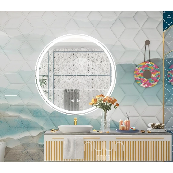 BUĞU ÇÖZÜCÜLÜ YUVARLAK BANYO AYNASI