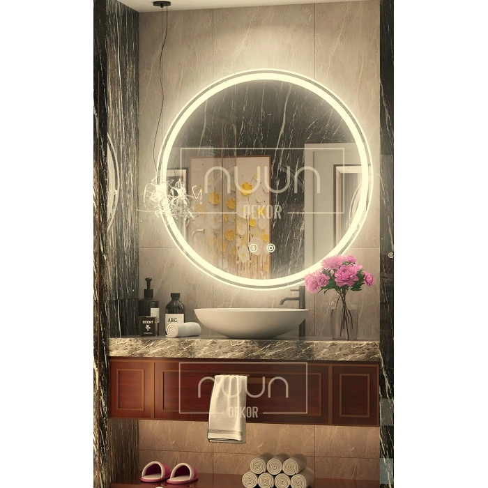 BUĞU ÇÖZÜCÜLÜ YUVARLAK BANYO AYNASI