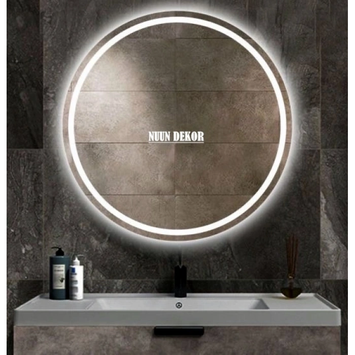 LED IŞIKLI YUVARLAK BANYO AYNASI