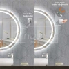 DOKUNMATİK LEDLİ YUVARLAK BANYO AYNASI (DİMMER ÖZELLİKLİ)