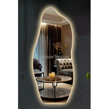 Asimetrik Led ışıklı boy aynası 150x50