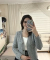 Gri Düğmeli Örgü Kadın Hırka