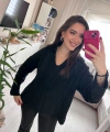 Siyah V Yaka Örgü Desenli Triko Kazak