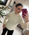 Krem Simli Basic Triko Kadın Kazak