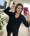 Siyah Dantel Görünümlü Triko Kadın Bluz