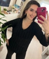 Siyah Dantel Görünümlü Triko Kadın Bluz