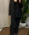 Kadın Siyah Oversize Blazer Ceket