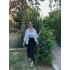 Kadın Siyah Paça Püsküllü Rahat Pantolon
