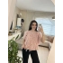 Pembe Saçaklı Kadın Triko