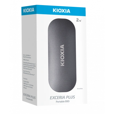2TB KIOXIA EXCERIA PLUS G2 USB 3.2 1050/1000 MB/s LXD10S002TG8