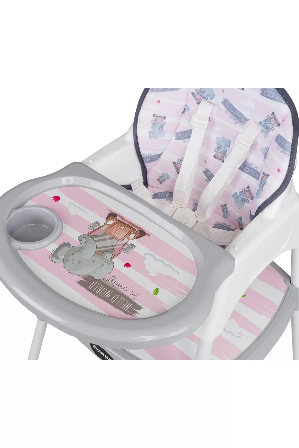 Maxi Taxi Baby Feeding 3in1 Çalışma Masalı Mama Sandalyesi