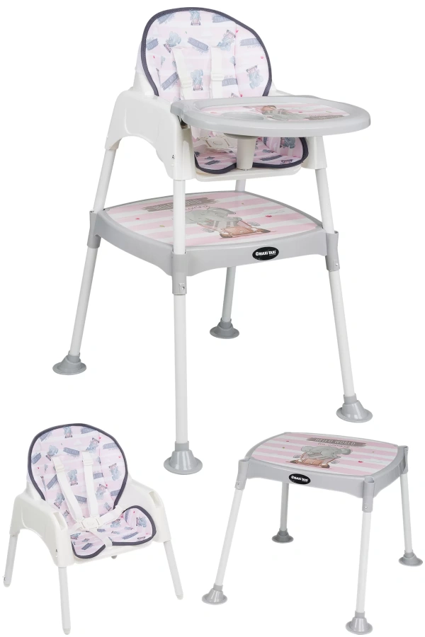 Maxi Taxi Baby Feeding 3in1 Çalışma Masalı Mama Sandalyesi