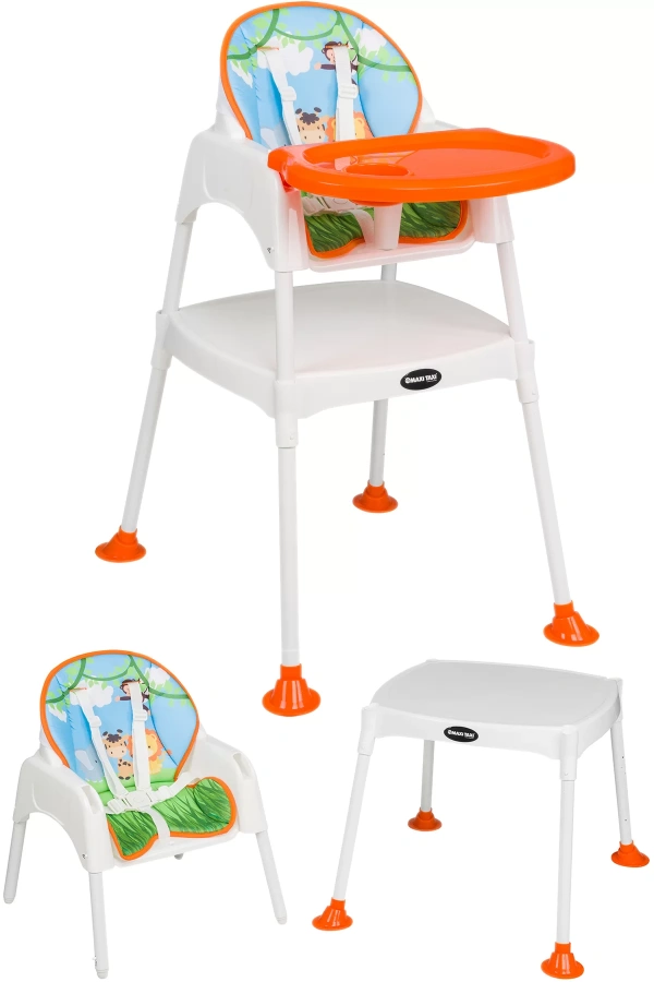 Maxi Taxi Baby Feeding 3in1 Çalışma Masalı Mama Sandalyesi