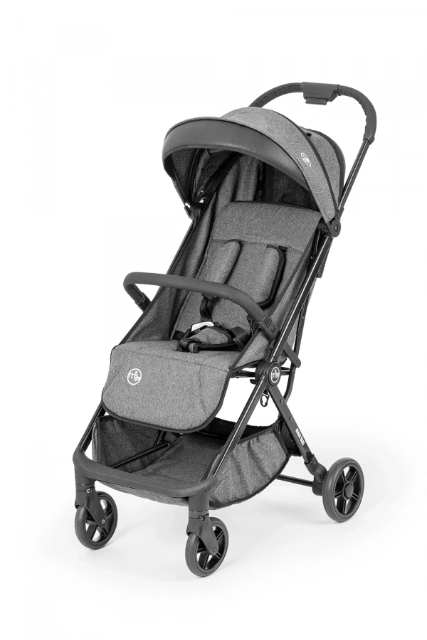 Maxi Taxi Airmini Otomatik Katlanır Kabin Boy Alüminyum Yeni Nesil Bebek Arabası-Gri