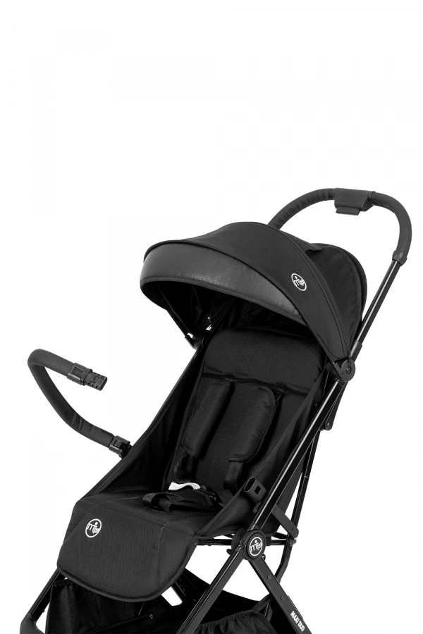 Maxi Taxi Airmini Otomatik Katlanır Kabin Boy Alüminyum Yeni Nesil Bebek Arabası-Siyah