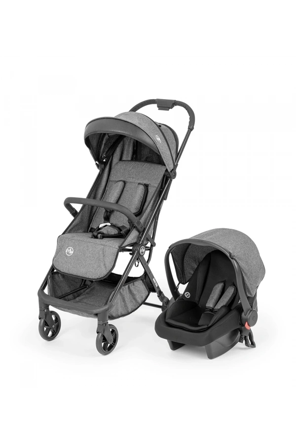 Maxi Taxi Airmini Otomatik Katlanır Kabin Boy Travel Sistem Bebek Arabası - Gri