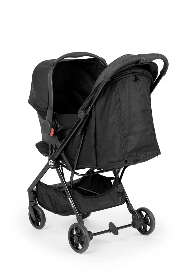 Maxi Taxi Airmini Otomatik Katlanır Kabin Boy Travel Sistem Bebek Arabası - Siyah
