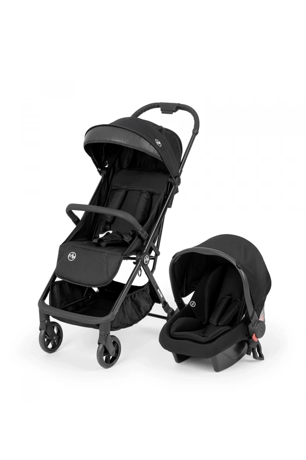 Maxi Taxi Airmini Otomatik Katlanır Kabin Boy Travel Sistem Bebek Arabası - Siyah
