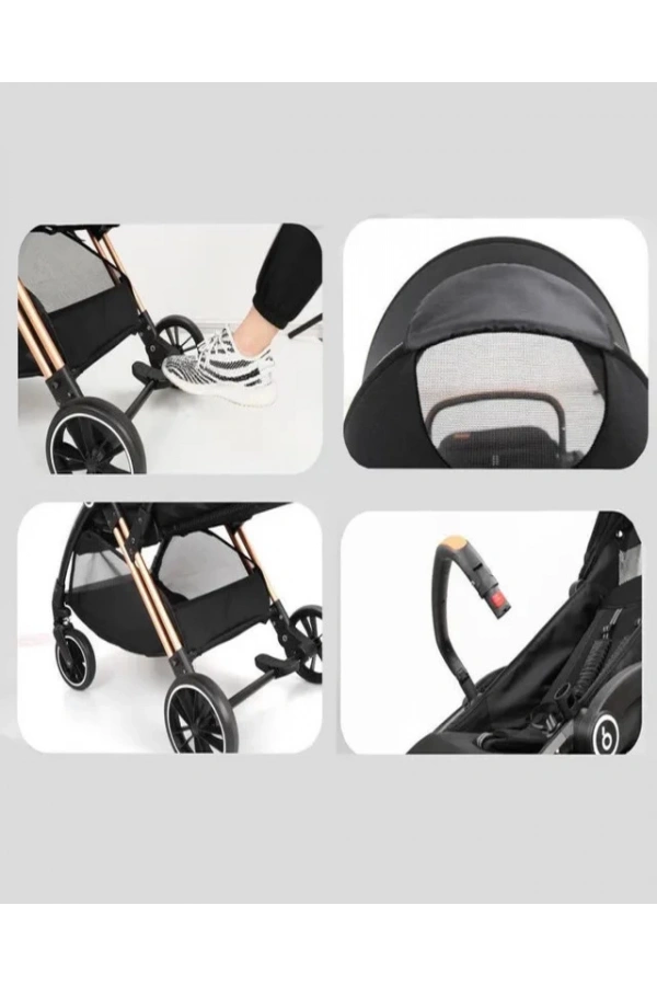 Maxi Taxi Bagageboo Otomatik Katlanır Kabin Boy Bebek Arabası 0-4 Yaş