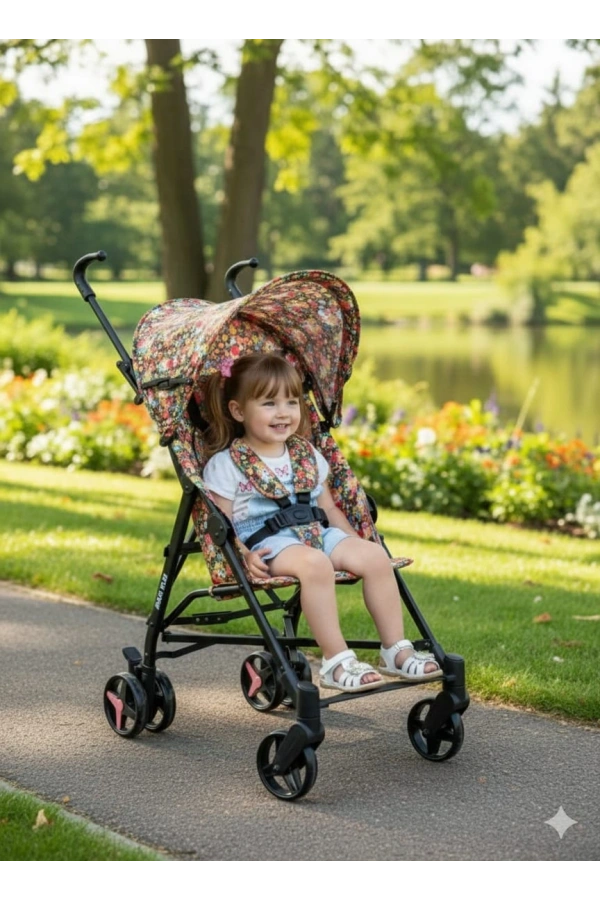 Maxi Taxi Cosmos Baston Bebek Arabası Siyah