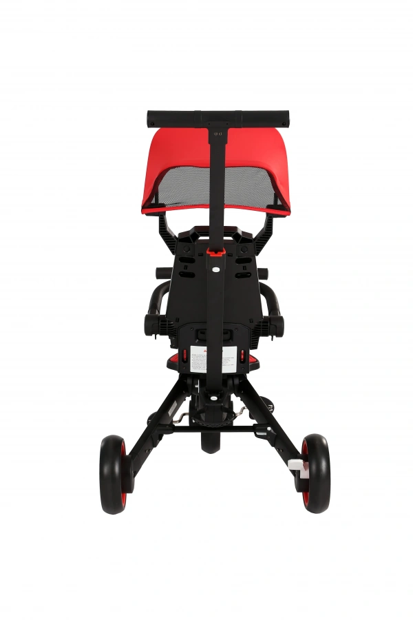 Maxi Taxi Easy Trike Ebeveyn Kontrollü Katlanabilir Bisiklet Kırmızı