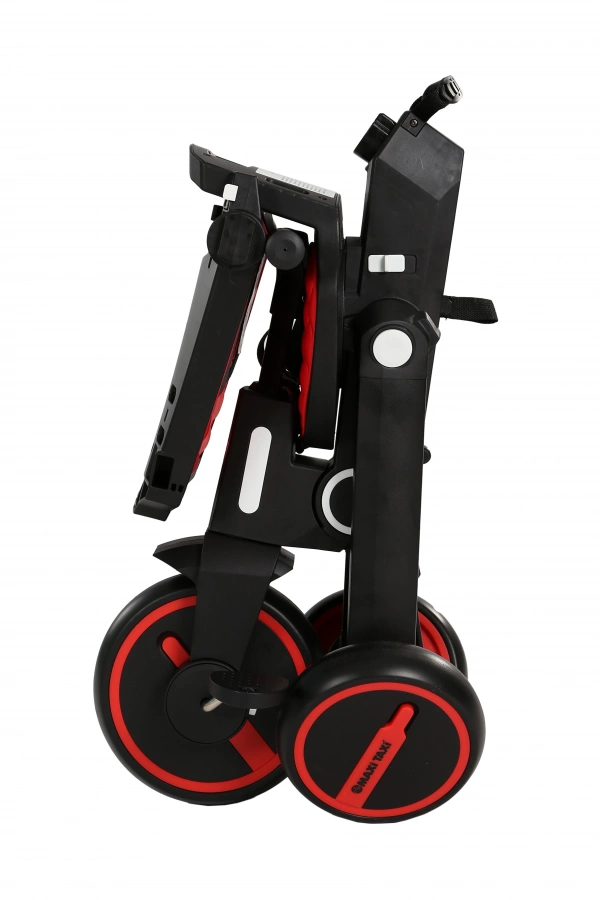 Maxi Taxi Easy Trike Ebeveyn Kontrollü Katlanabilir Bisiklet Kırmızı