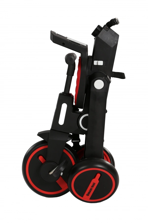 Maxi Taxi Easy Trike Ebeveyn Kontrollü Katlanabilir Bisiklet Kırmızı