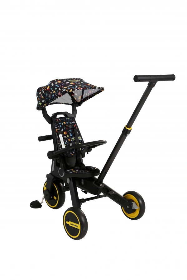 Maxi Taxi Easy Trike Ebeveyn Kontrollü Katlanabilir Bisiklet Renkli