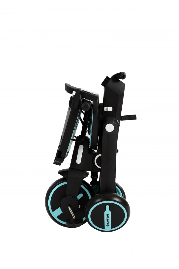 Maxi Taxi Easy Trike Ebeveyn Kontrollü Katlanabilir Bisiklet Turkuaz