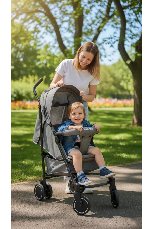Maxi Taxi Floki Tam Yatarlı Alüminyum Baston Bebek Arabası