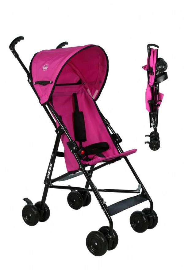 Maxi Taxi Lite Pratik Baston Bebek Arabası / Pembe