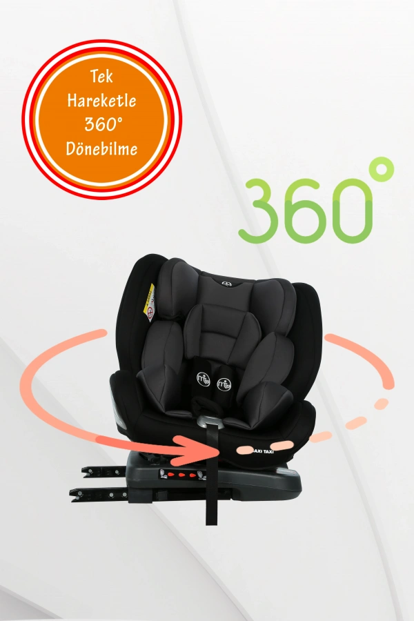 Maxi Taxi Safe Travel 0-36 kg 360 dönebilen İsofix Oto Koltuğu