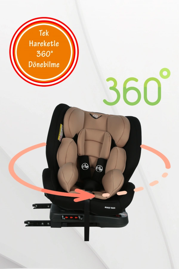 Maxi Taxi Safe Travel 0-36 kg 360 dönebilen İsofix Oto Koltuğu