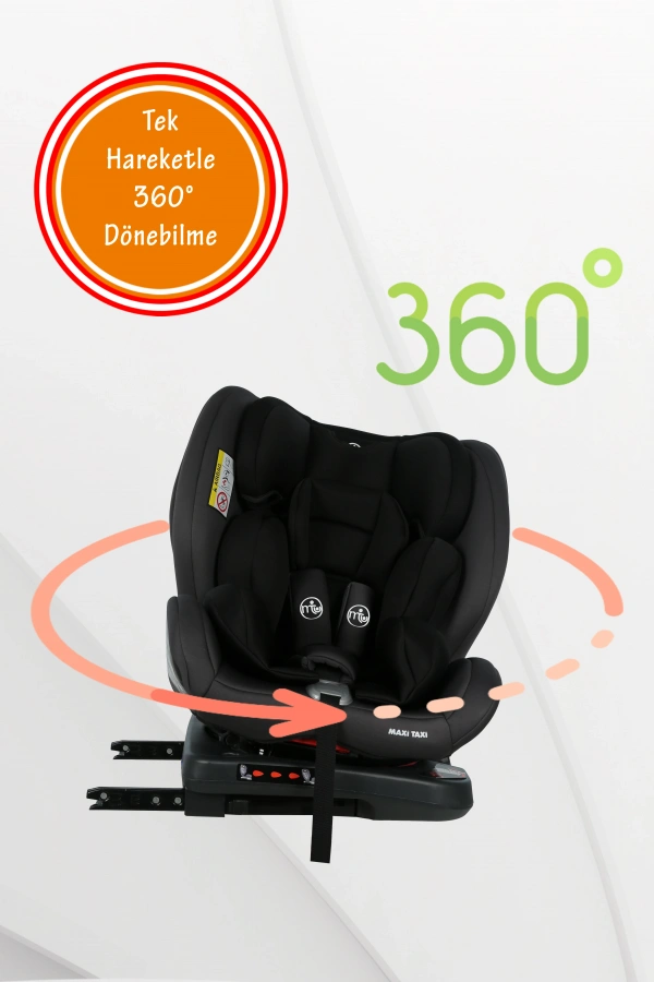 Maxi Taxi Safe Travel 0-36 kg 360 dönebilen İsofix Oto Koltuğu