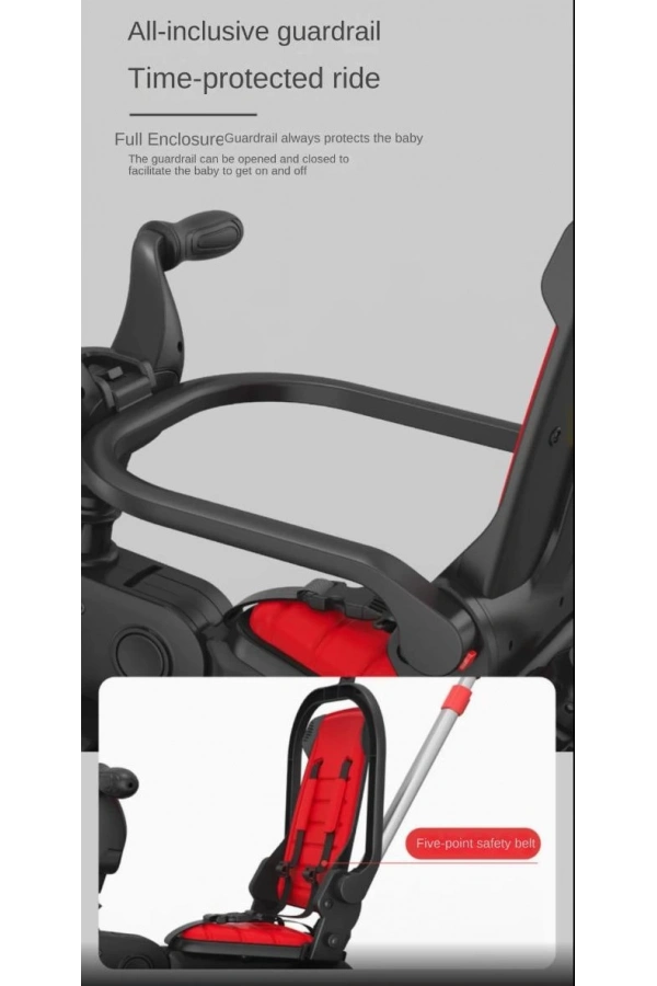 Maxi Taxi Trike Plus F3 Ebeveyn Kontrollü Katlanabilir Bisiklet