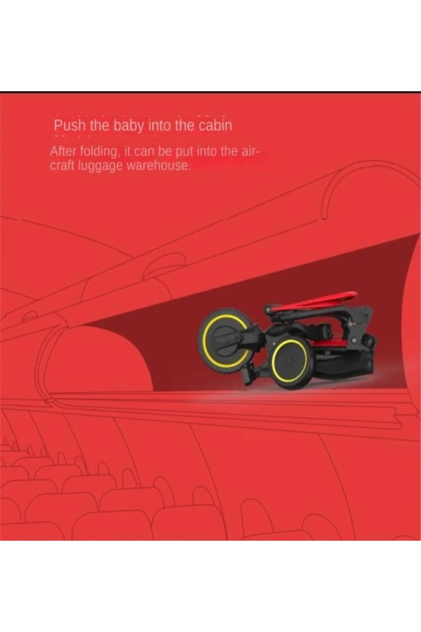 Maxi Taxi Trike Plus F3 Ebeveyn Kontrollü Katlanabilir Bisiklet