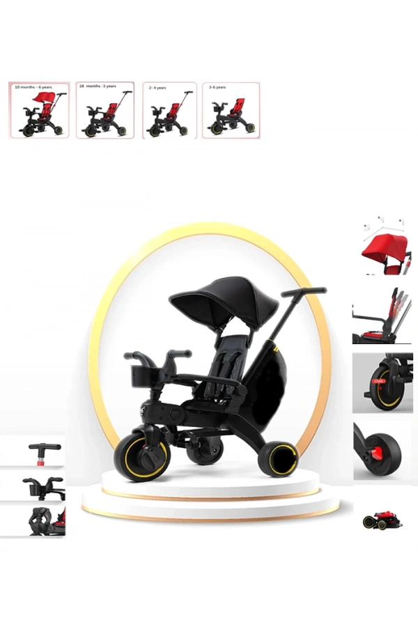 Maxi Taxi Trike Plus F3 Ebeveyn Kontrollü Katlanabilir Bisiklet