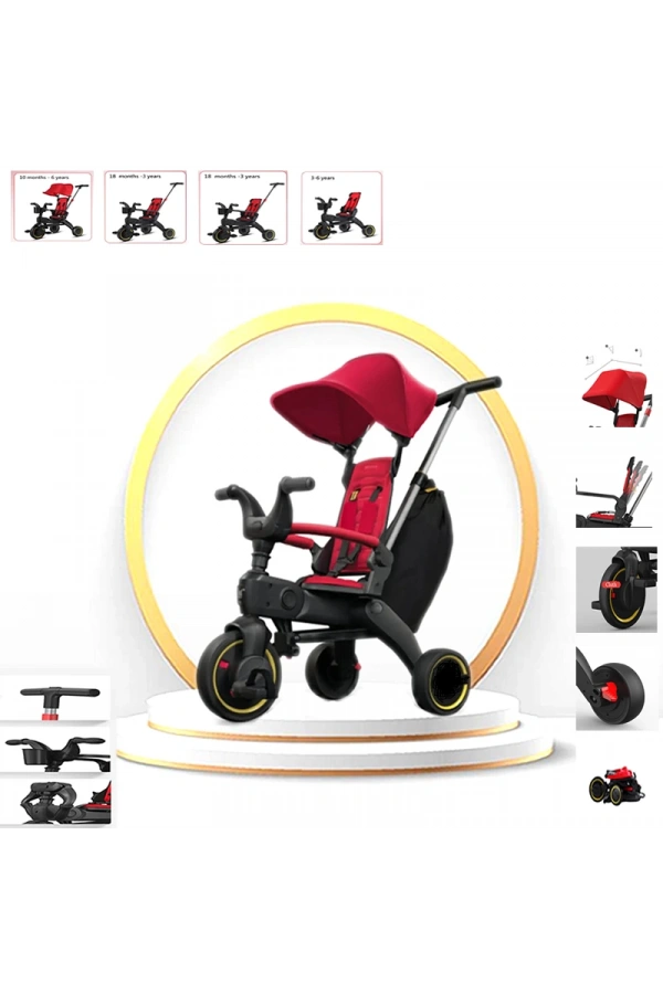 Maxi Taxi Trike Plus F3 Ebeveyn Kontrollü Katlanabilir Bisiklet