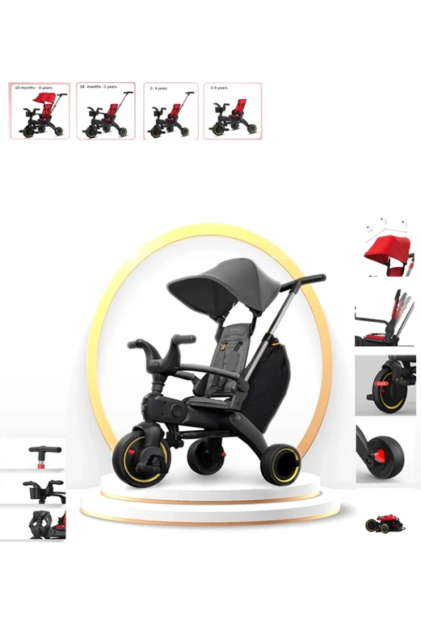 Maxi Taxi Trike Plus F3 Ebeveyn Kontrollü Katlanabilir Bisiklet