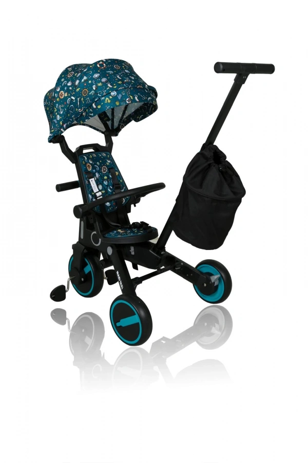 Maxi Taxi Trike Plus F5 Ebeveyn Kontrollü Çift Yönlü Katlanabilir Bisiklet