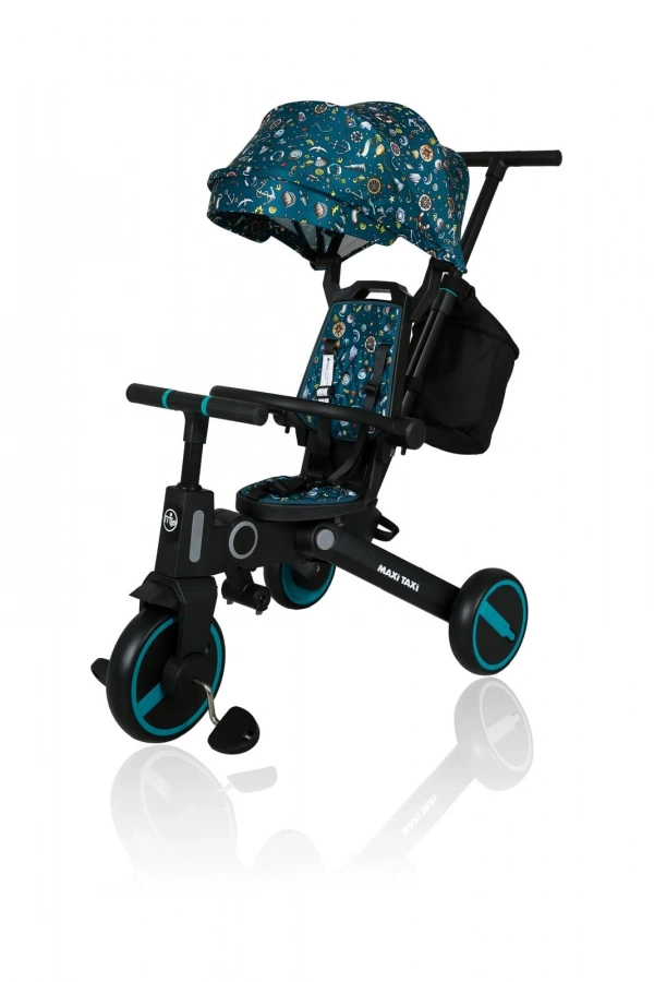 Maxi Taxi Trike Plus F5 Ebeveyn Kontrollü Çift Yönlü Katlanabilir Bisiklet