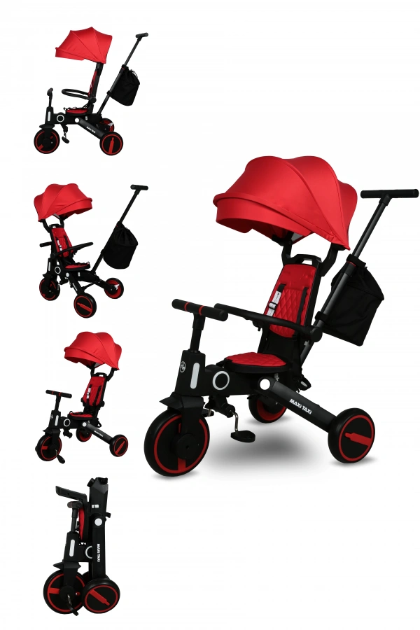 Maxi Taxi Trike  Plus F5 Ebeveyn Kontrollü Çift Yönlü Katlanabilir Bisiklet